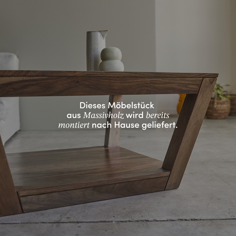 Villa - Couchtisch aus massivem Palisanderholz