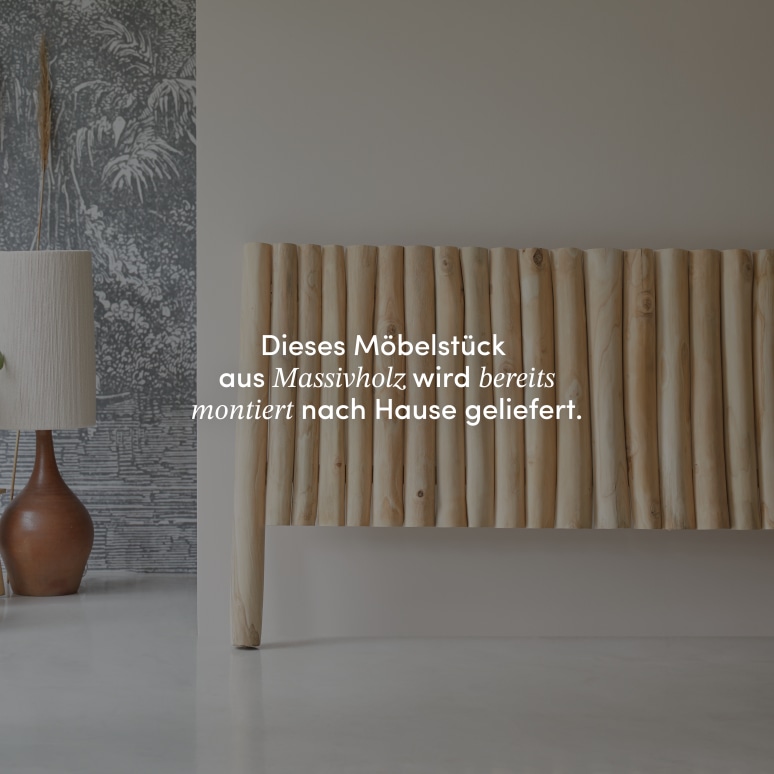 River - Kopfteil aus massivem Teakholz 180 cm