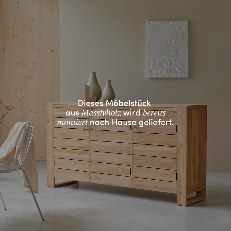 Minimalys - Buffet aus massivem Teakholz 170 cm