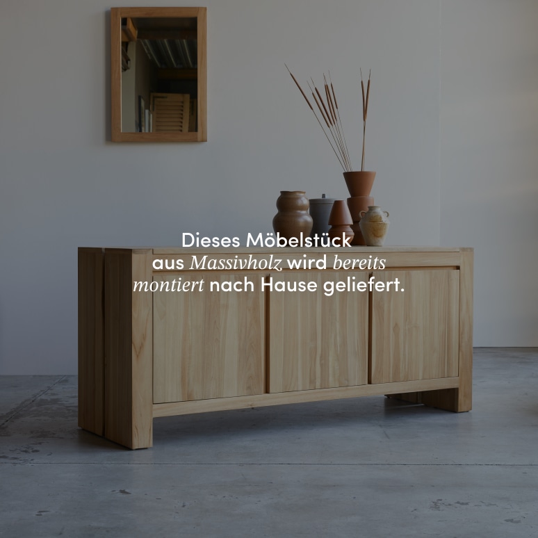 Eden - Buffet aus massivem Teakholz 160 cm