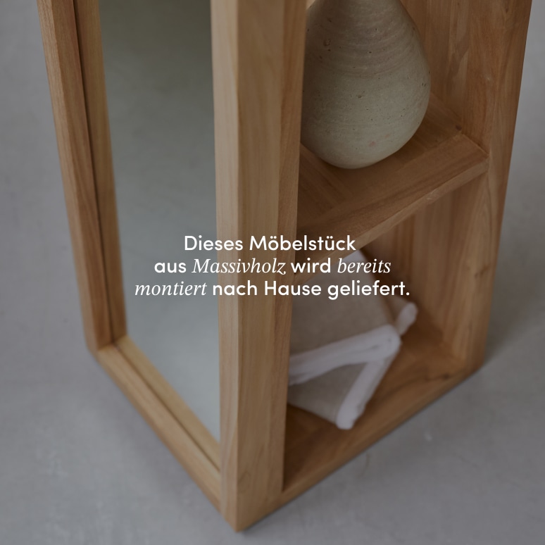 Twig - Schrägschrank aus massivem Teak