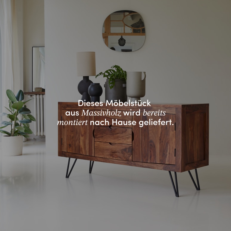 Bonnie - Buffet aus massivem Palisanderholz 150 cm