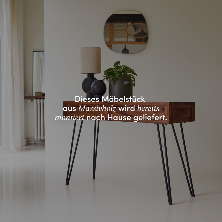 Bonnie - Konsole aus massivem Palisanderholz