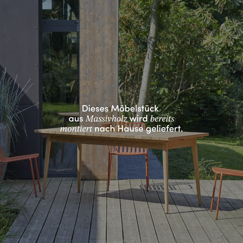 Vadim - Outdoor Tisch aus massivem Teak 6/8 Pers.