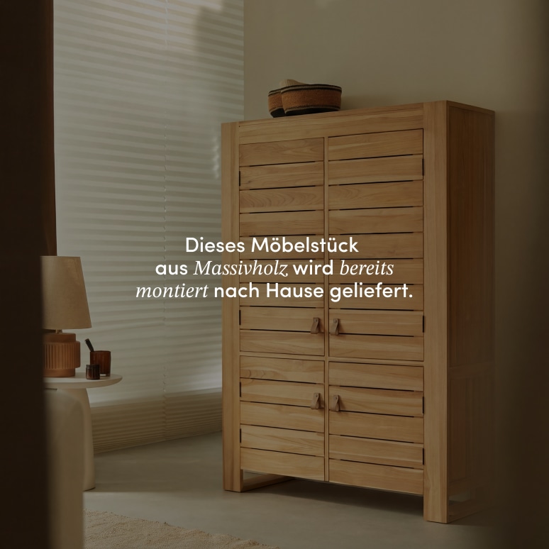 Minimalys - Schrank aus massivem Teak