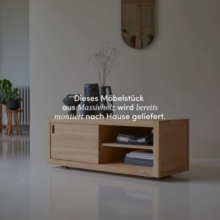 Adam - TV Schrank aus Teak 120 cm