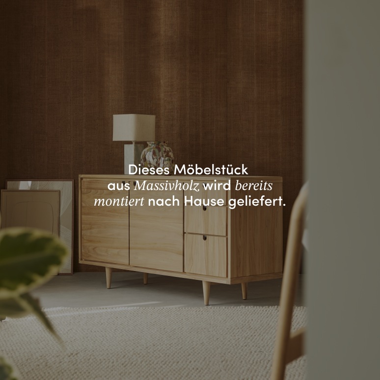 Jonàk - Buffet aus massivem Teakholz 145 cm