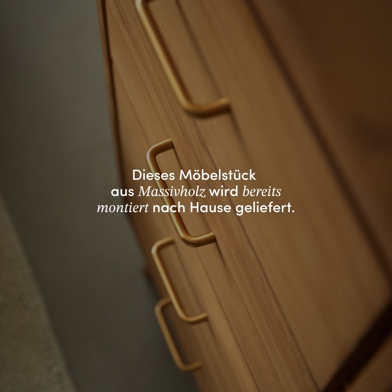 Kort - Hochkommode aus massivem Teakholz