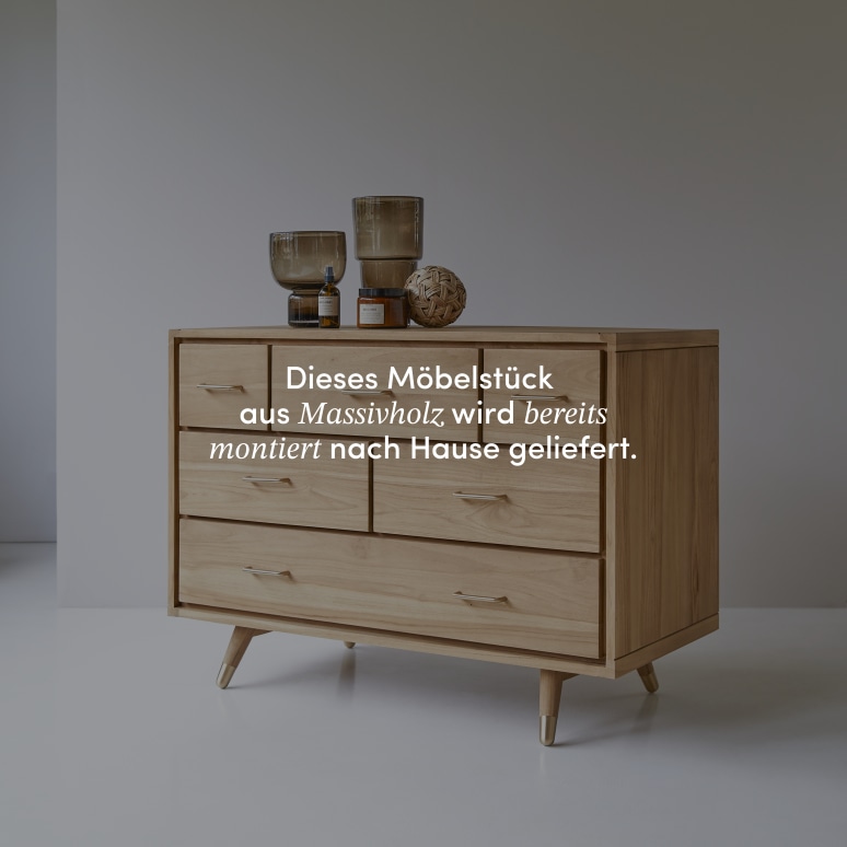 Kort - Kommode aus massivem Teakholz