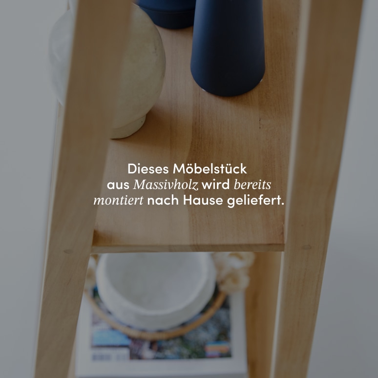 Bahya - Bücherregal aus massivem Teak Step