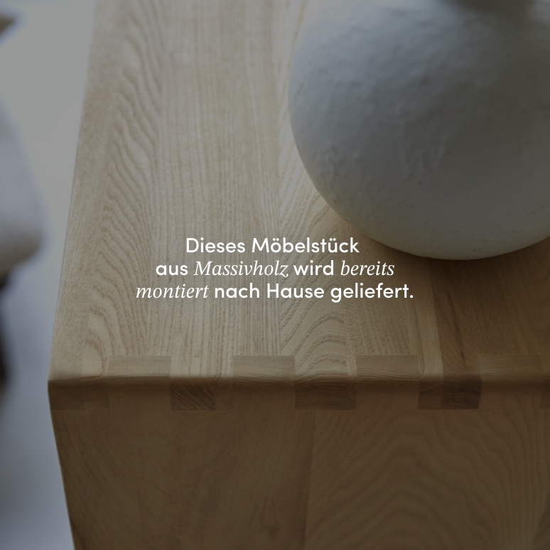 Luis - Niedriger Bücherschrank aus massiver Ulme und Rattangeflecht