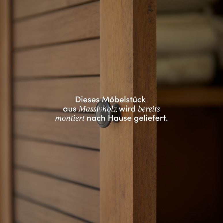Loggia - Säule aus massivem Akazienholz