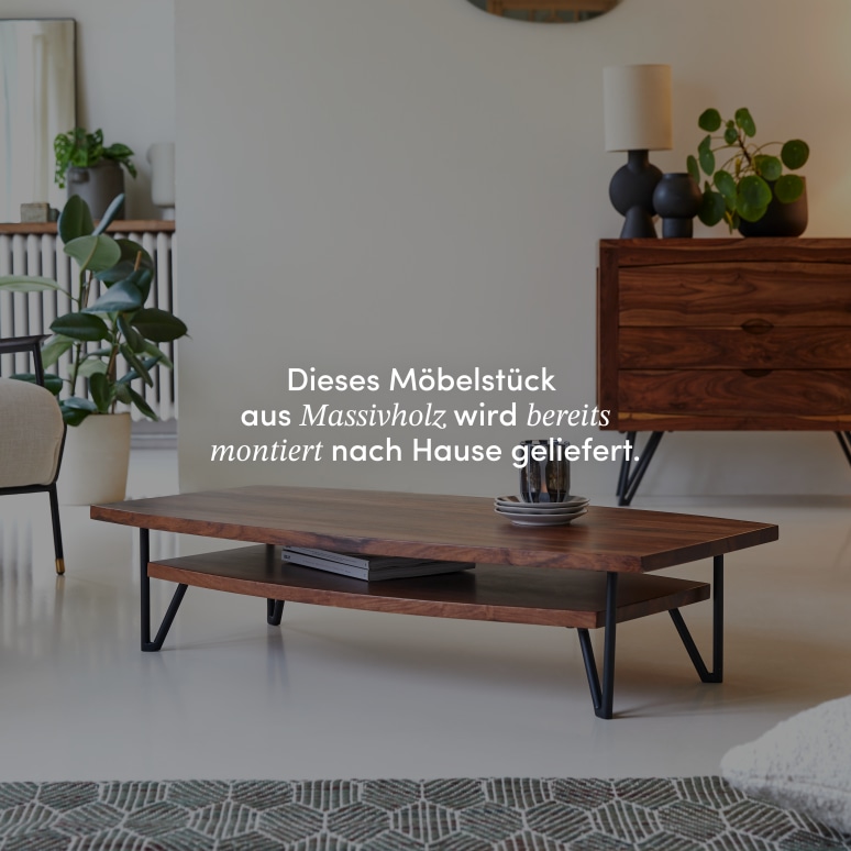Bonnie - Couchtisch aus massivem Palisanderholz
