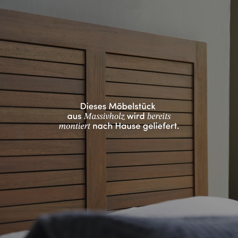 Loggia - Kopfteil aus massivem Akazienholz 160 cm