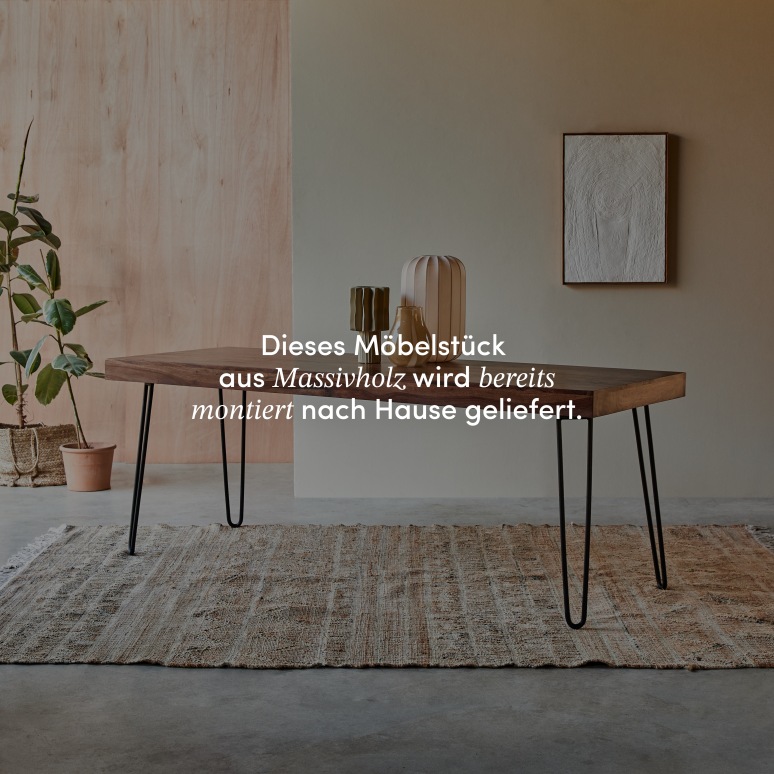 Helga - Esstisch aus massivem Palisander 6/8 Pers.