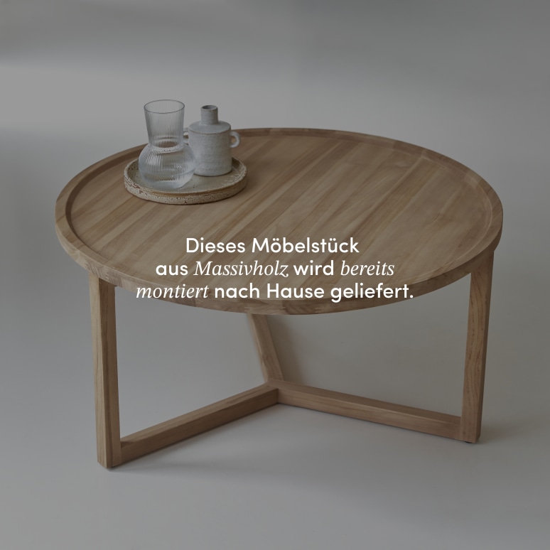 Ana - Couchtisch aus massivem Teakholz