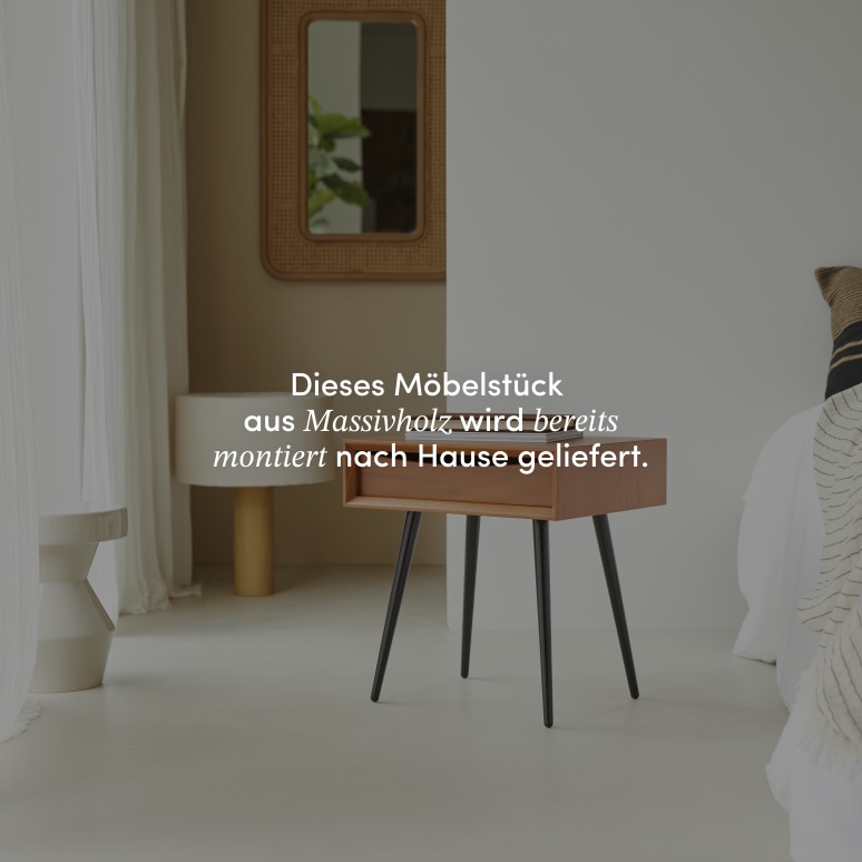 Simen - Nachttisch aus Mahagoni