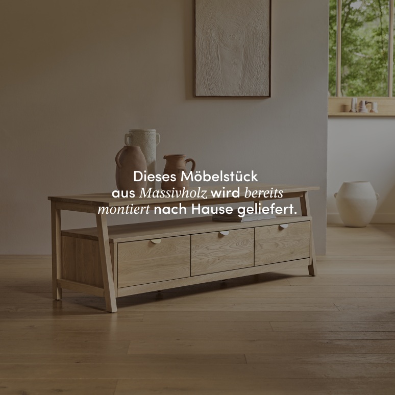 Pola - TV Schrank aus massivem Eichenholz 150 cm