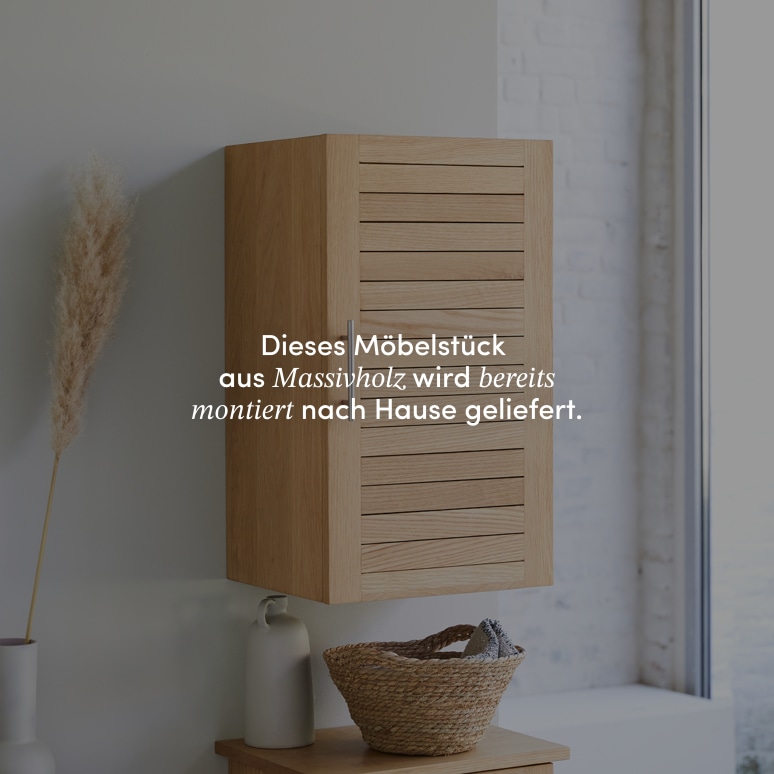 Soho - Hängeschrank aus massivem Eichenholz