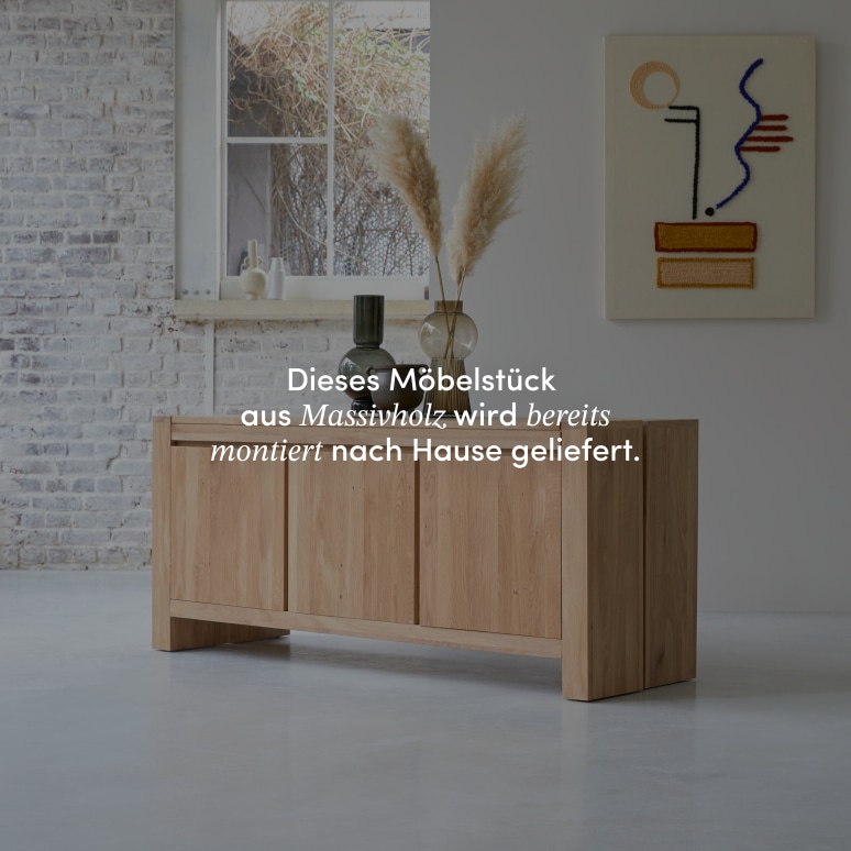 Eden - Buffet aus massivem Eichenholz 160 cm