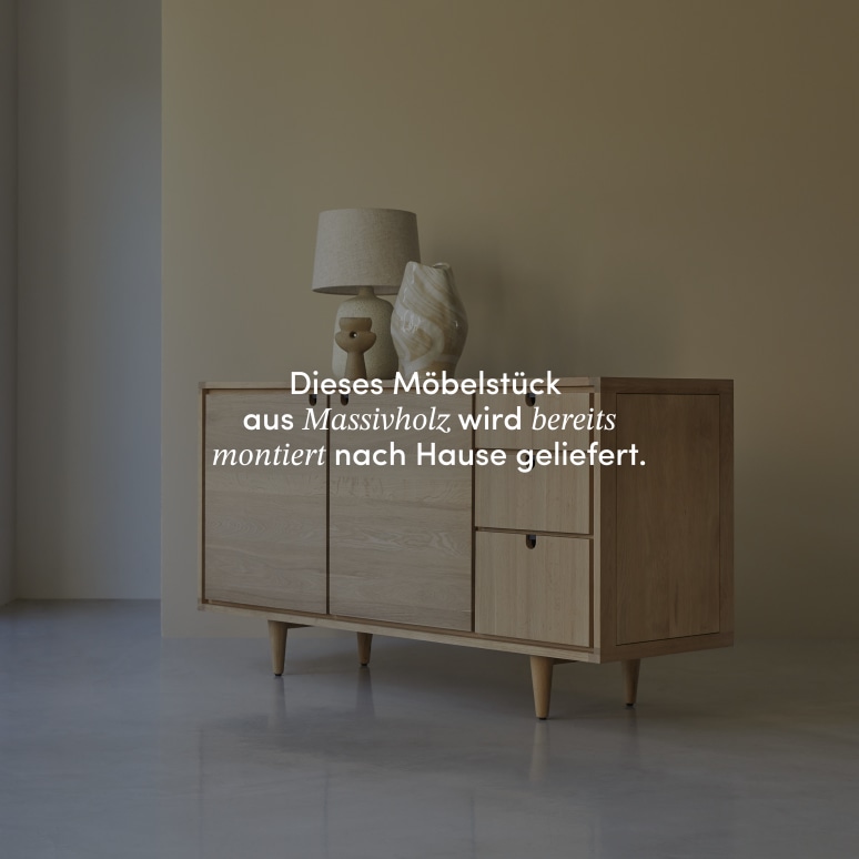 Jonàk - Buffet aus massivem Eichenholz 145 cm