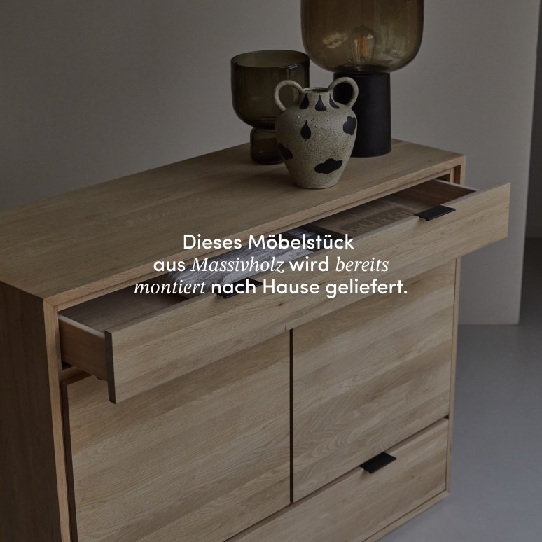 Senson - Buffet aus massivem Eichenholz 120 cm