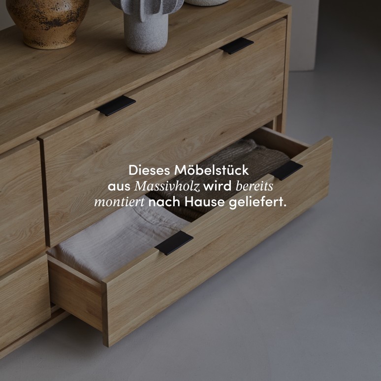 Senson - TV Schrank aus massivem Eichenholz 180 cm