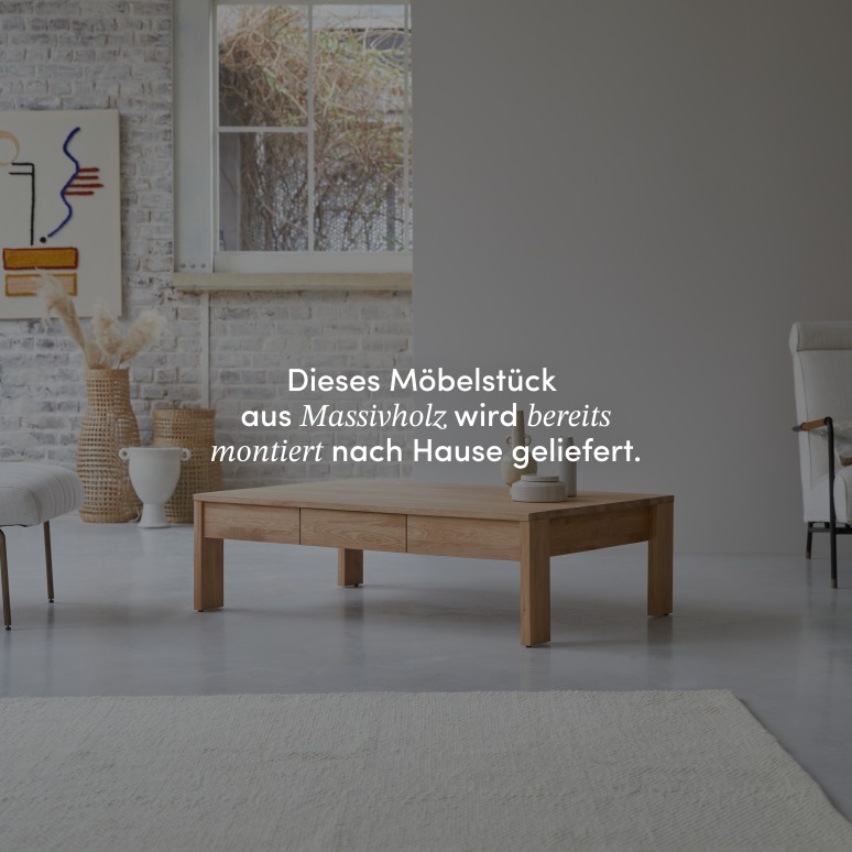 Eden - Couchtisch aus massivem Eichenholz