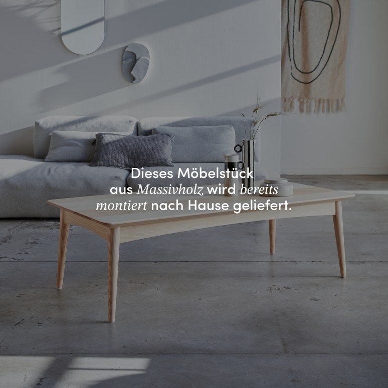 Josef - Couchtisch aus massiver französischer Olivenesche