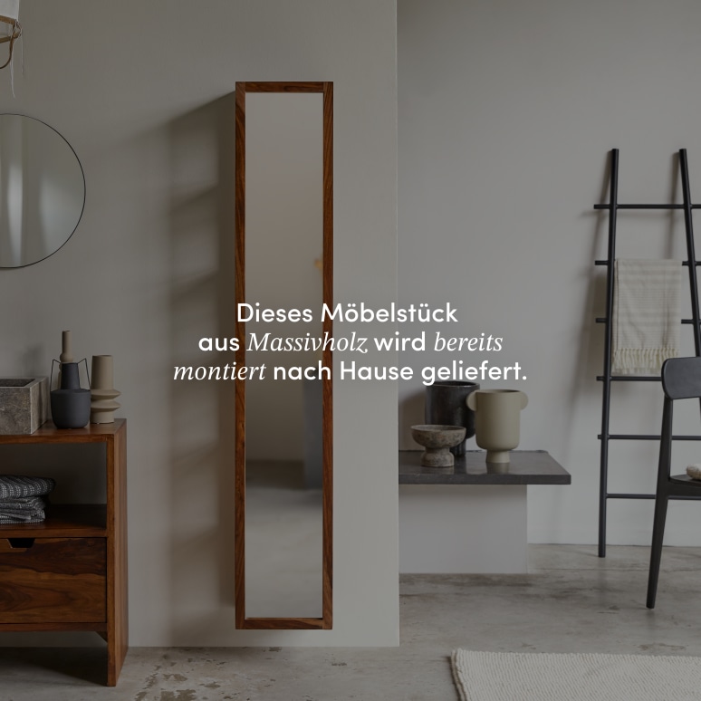 Twig - Bad-Hochschrank aus massivem Palisanderholz