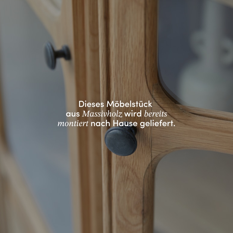 Marthe - Geschirrschrank aus Massiveiche