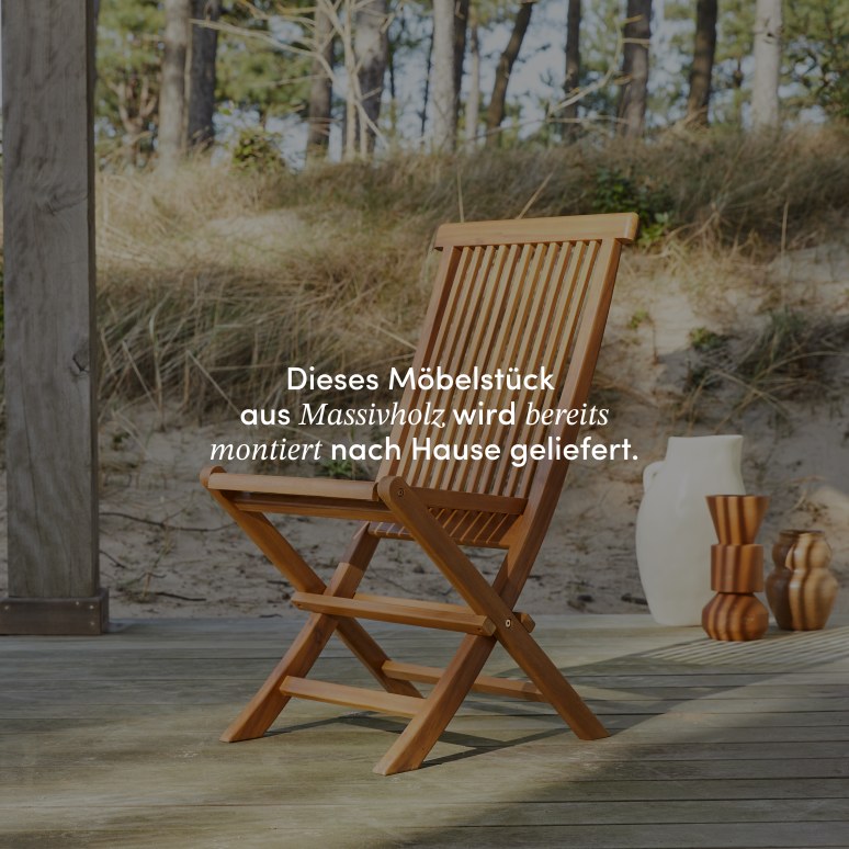 Capri - 2er-Set Gartenstühle aus massiver Akazie