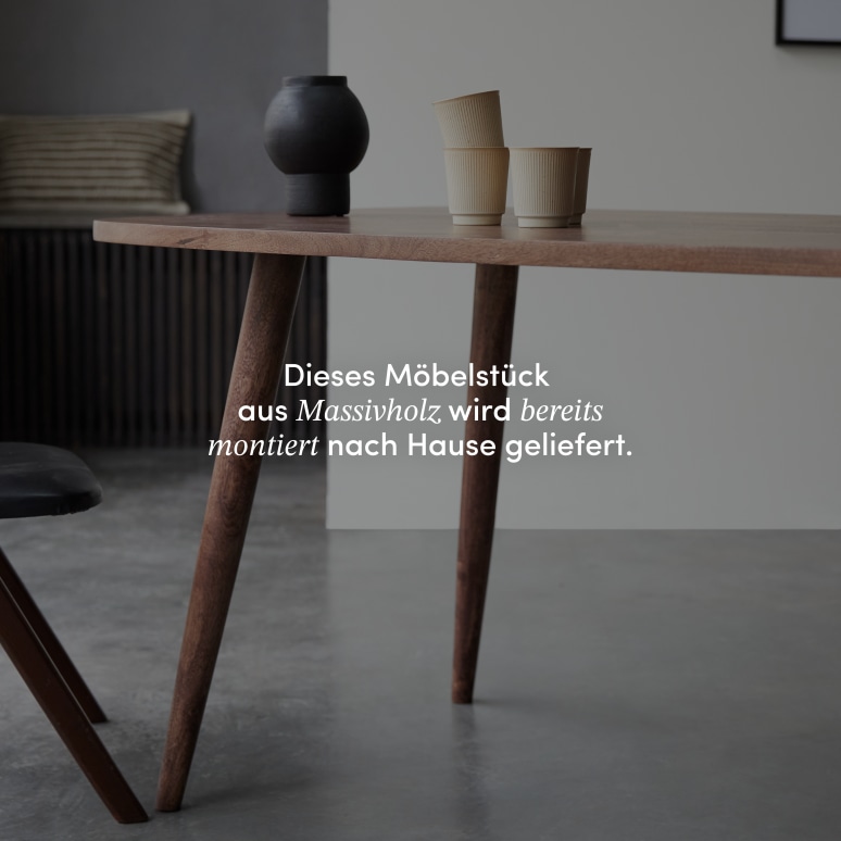 Lazare - Esstisch aus massivem Mangoholz 6/8 Personen