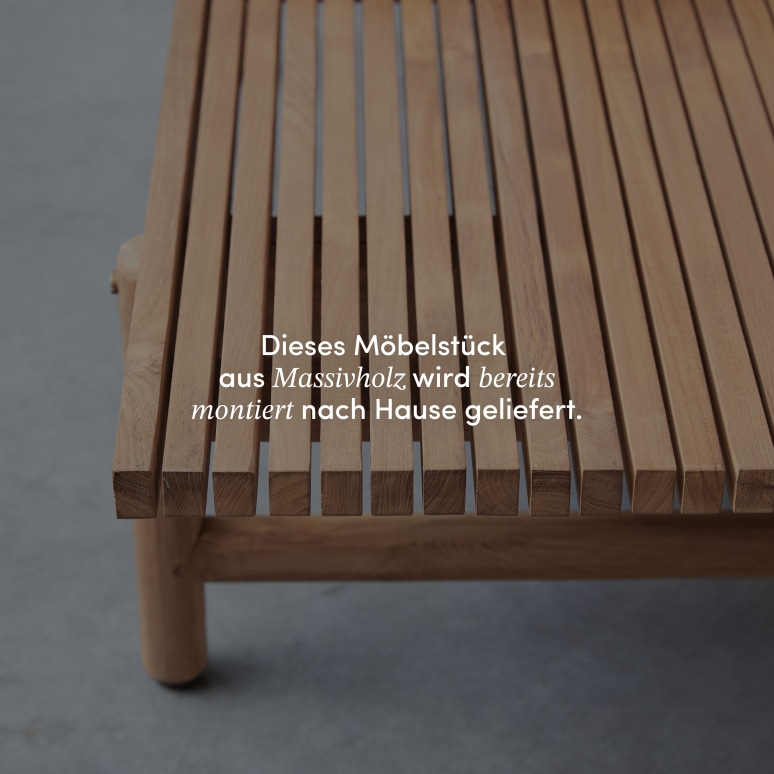 Fado - Outdoor Couchtisch aus massivem Teak