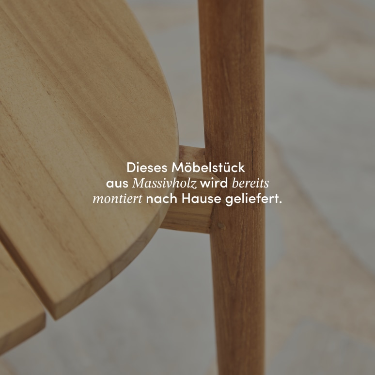 Francia - Gartenstuhl aus massivem Teakholz