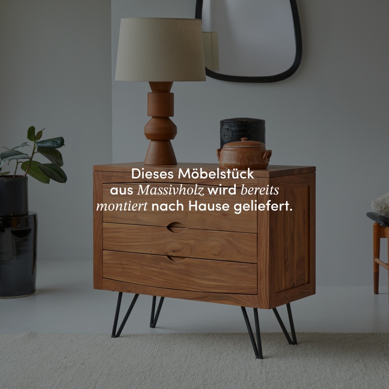 Bonnie - Kommode aus massivem Akazienholz