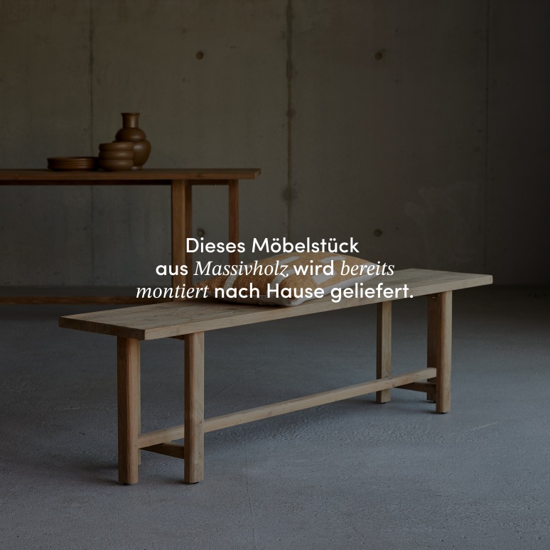 Antonia - Bank aus massivem Recycling-Teak