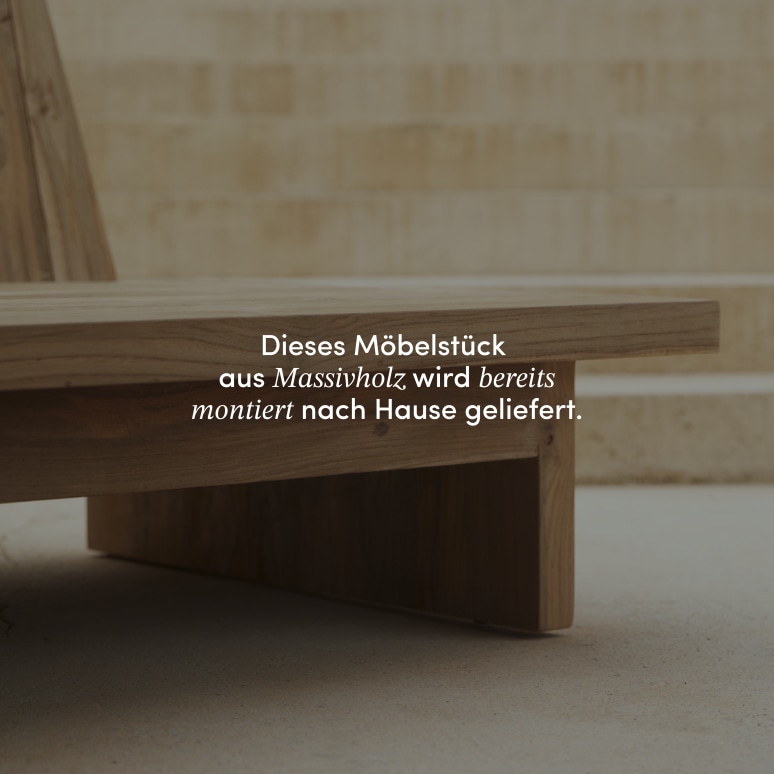 Joaquin - Gartenbank aus massivem Recycling-Teak
