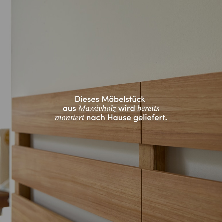 Urbain - Kinder-Kopfteil aus massivem Teak 135 cm