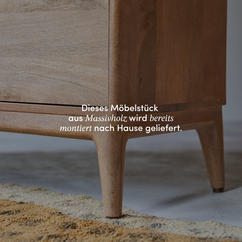 Gabrielle - Kinderkommode aus massivem Mangoholz