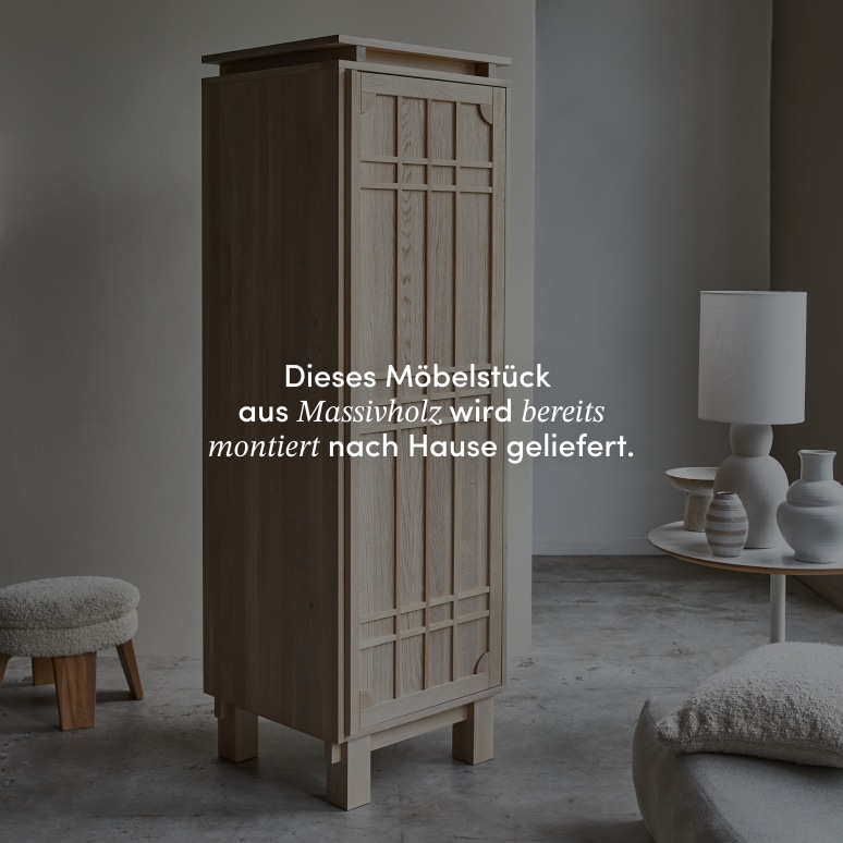 Bodi - Hochschrank aus massiver Eiche