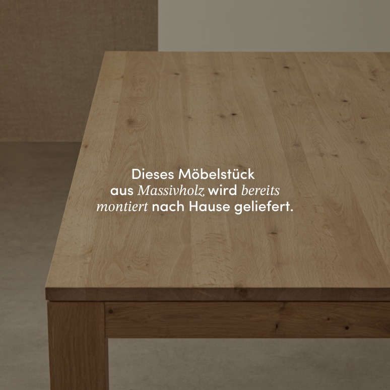 Eden - Bartisch aus massivem Eichenholz 2-4 Pers.