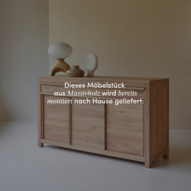 Luce - Anrichte aus massivem Eichenholz 150 cm