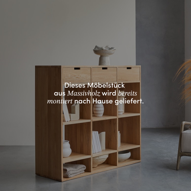 Miho - Konsole aus Eichenholz massiv