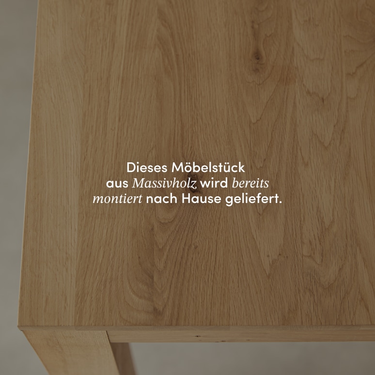 Eden - Bartisch aus massivem Eichenholz 4-6 Pers