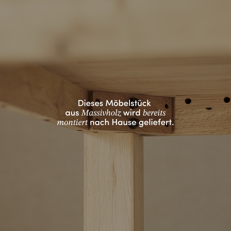 Eden - Tisch aus massivem Eichenholz 2-4 Pers.