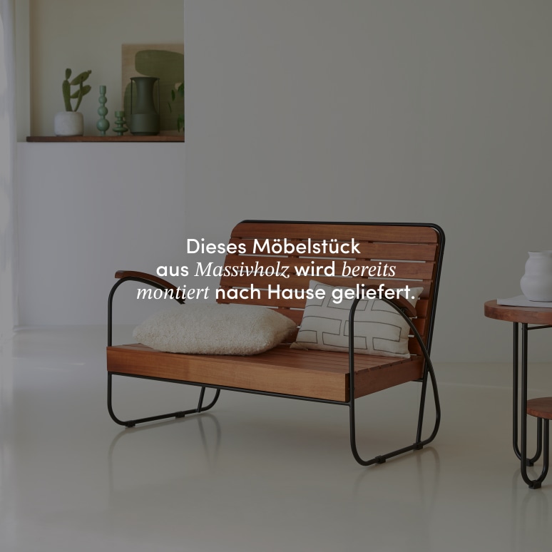 Key Wood - Bank aus massivem Akazienholz