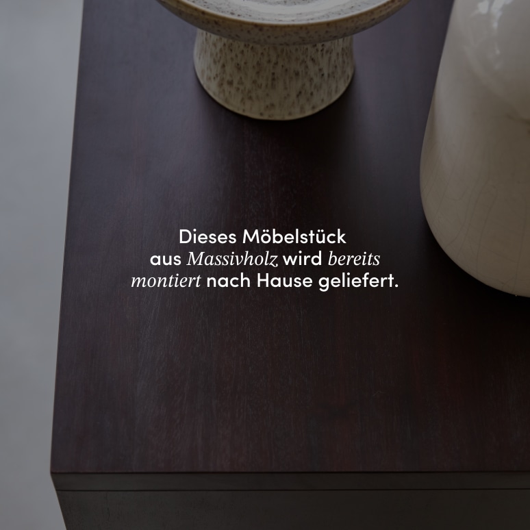 Frida - Sideboard aus massivem Mahagoniholz 93 cm