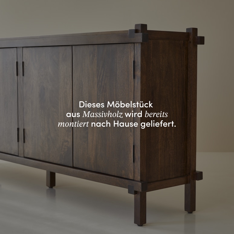Arko - Sideboard aus massivem Mangoholz 190 cm