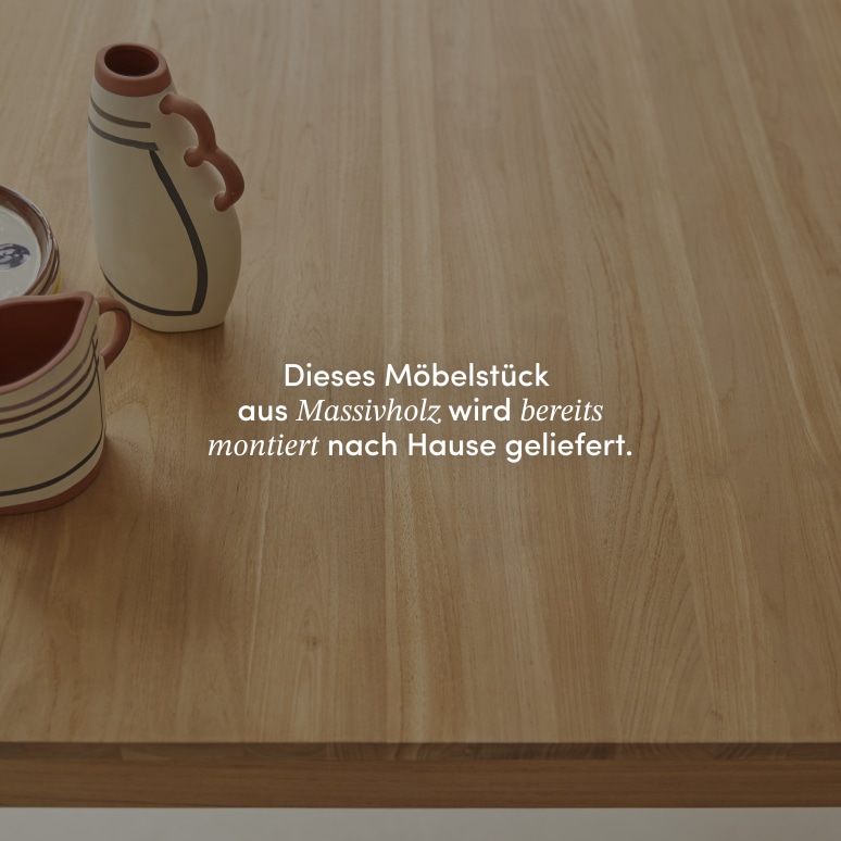 Eden - Tisch aus massivem Teak 4–6 Personen